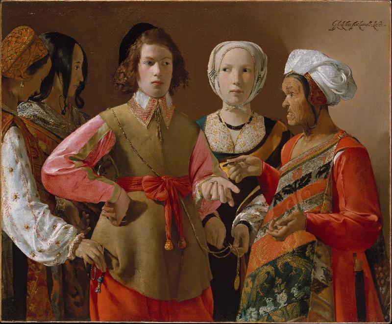 Georges de La Tour Fortune Teller oil painting image